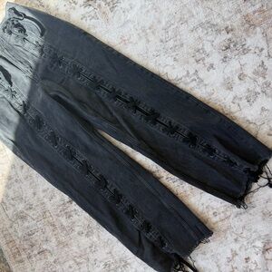 We The Free Black Lace-Up Women Jeans